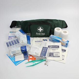 Horse & Rider/Equine First Aid Kit in Sturdy Bum Bag Single Compartment Bag.