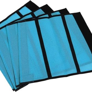 Comfortable Fine Mesh Horse Fly Leggings Guards, 4Pcs for Preventing Fly Bites, Premium Teslin Material
