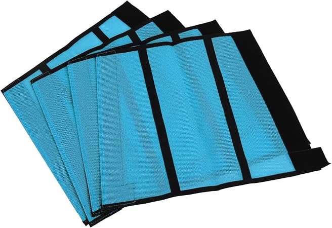 Comfortable Fine Mesh Horse Fly Leggings Guards, 4Pcs for Preventing Fly Bites, Premium Teslin Material