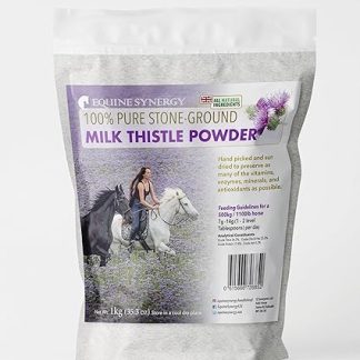100% Pure Milk Thistle Powder for Horses and Ponies 1Kg - Stoneground for Maximum Nutritional Value