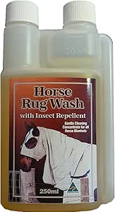 Tantech Horse Rug Wash Australian Made with Insect Repellent for added protection against flies and insects. (250ml)
