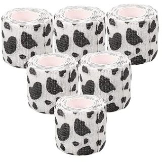 TOYANDONA 6 Rolls Animal Care Wrap for Dogs and Horses, Self-adherent 5cm Wide, Breathable Tape for Wound Protection and Paw Injury Care