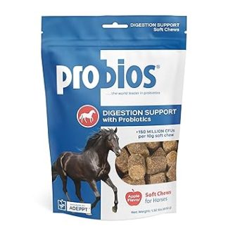 Probios Horse Soft Chews, Apple flavor, Net Weight 1.32 lbs(600 grams)