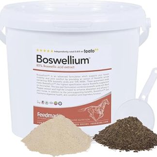 Boswellium™ 80% Boswellic Acid Extract for Horse Mobility and Joint Comfort | 3.0kg Tub | 26 Days Supply | 100% British Made