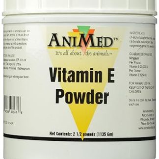 AniMed Vitamin E Powder Supplement for Horses, 2.5-Pound