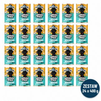 Влажный корм для собак GOOD DOG Junior с телятиной и уткой – 24 x 400 г