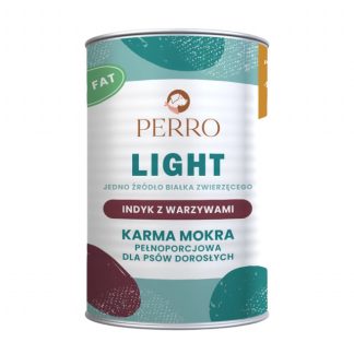 PERRO Light Mono Turkey with vegetables - влажный корм для собак - 400 г