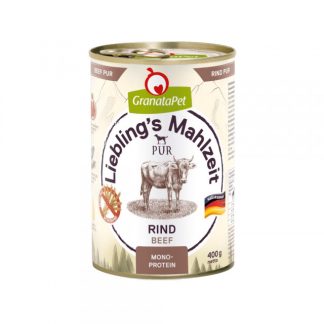 GRANATAPET Liebling's Mahlzeit Beef Mono - влажный корм для собак - 400г