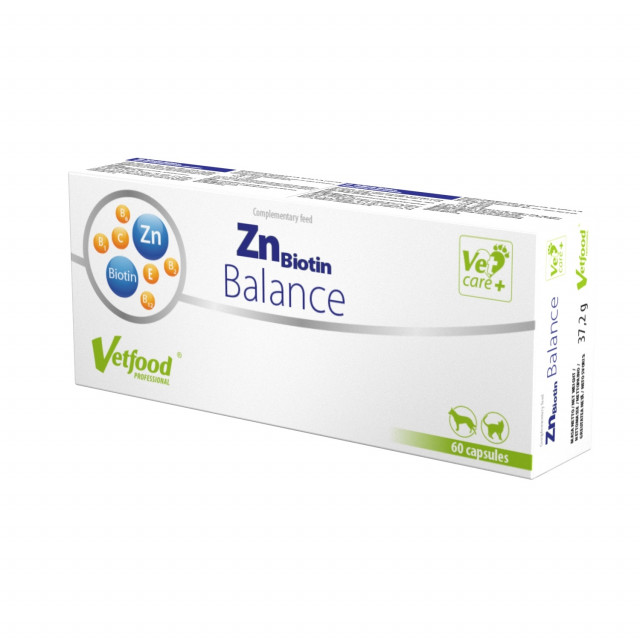 VETFOOD ZnBiotin Balance - добавки для собак и кошек - 60 шт.