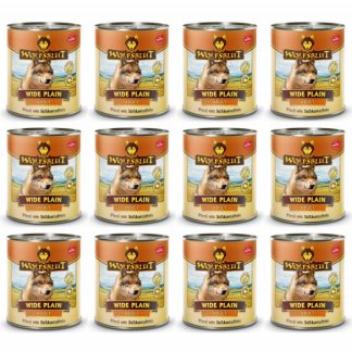 Влажный корм для собак WOLFSBLUT Wide Plain Horse Meat with Sweet Potatoes - 12 x 800 г