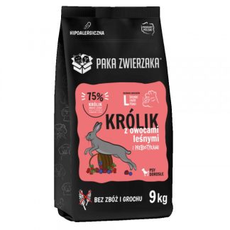 PAKA ZWIERZAKA Mono Rabbit with forest fruits L - сухой корм для собак - 9 кг