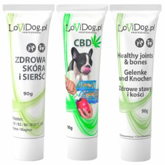 Функциональная паста-микс LOVIDOG - лакомство для собак - 3 x 90 г