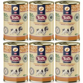 Влажный корм для собак FOLK Old Polish rabbit feast - 6 x 400 г
