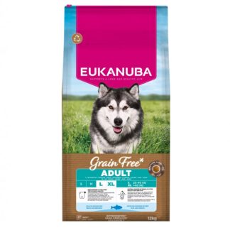 EUKANUBA Беззерновой сухой корм для собак, крупные морские рыбы, 12 кг