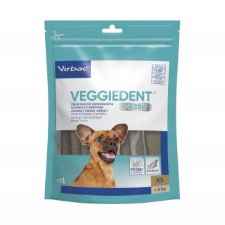 VIBRAC Veggiedent Fresh XS - лакомство для собак - 114 г