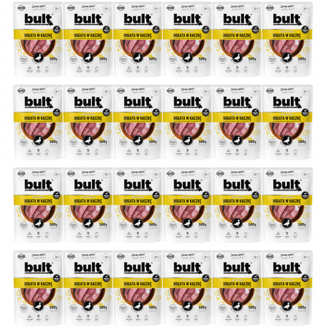 Влажный корм для собак BULT Rich in Duck - 24 x 500 г