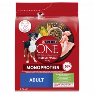 PURINA One Adult Medium/Maxi Mono Rich in Turkey - Сухой корм для собак - 2,5 кг