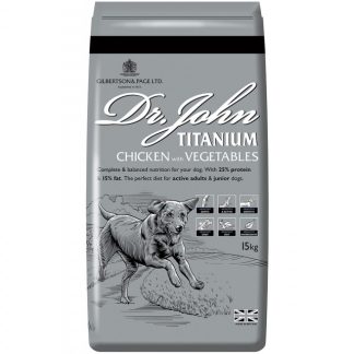 Сухой корм для собак DR JOHN Titanium Chicken - 15 кг