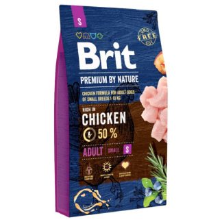 BRIT PREMIUM BY NATURE Adult S - сухой корм для собак мелких пород - 8 кг