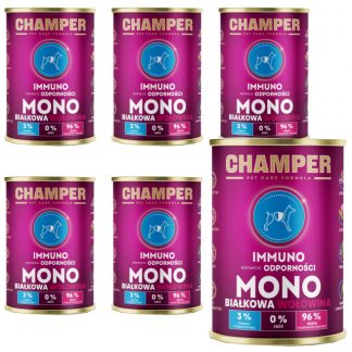 Влажный корм для собак CHAMPER Immuno Mono Beef - 6 x 400 г
