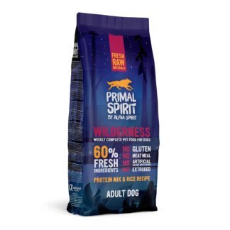 Корм для собак PRIMAL SPIRIT Wilderness, 60% мяса (свинина и курица) - полувлажный - 12 кг