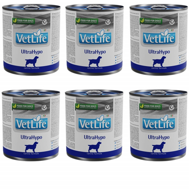 Влажный корм для собак FARMINA Vet Life UltraHypo - 6 x 300 г