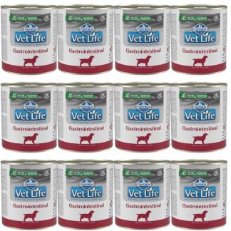 Влажный корм для взрослых собак FARMINA Vet Life Gastrointestinal, 12 x 300 г.