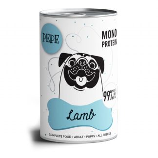 PAKA ZWIERZAKA Pepe Lamb Mono - влажный корм для собак - 400г