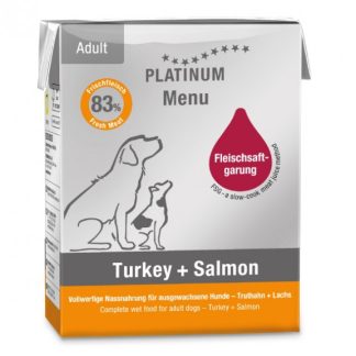 Влажный корм для собак PLATINUM Menu Adult Iberico+Turkey - 185 г