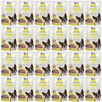 BRIT Care Mini Lamb - влажный корм для собак - 24 x 85 г