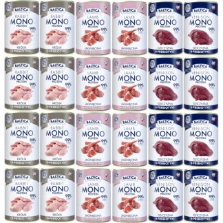 BALTICA Nutraceutic Mono MIX OF FLAVORS - влажный корм для собак - 24 x 400 г