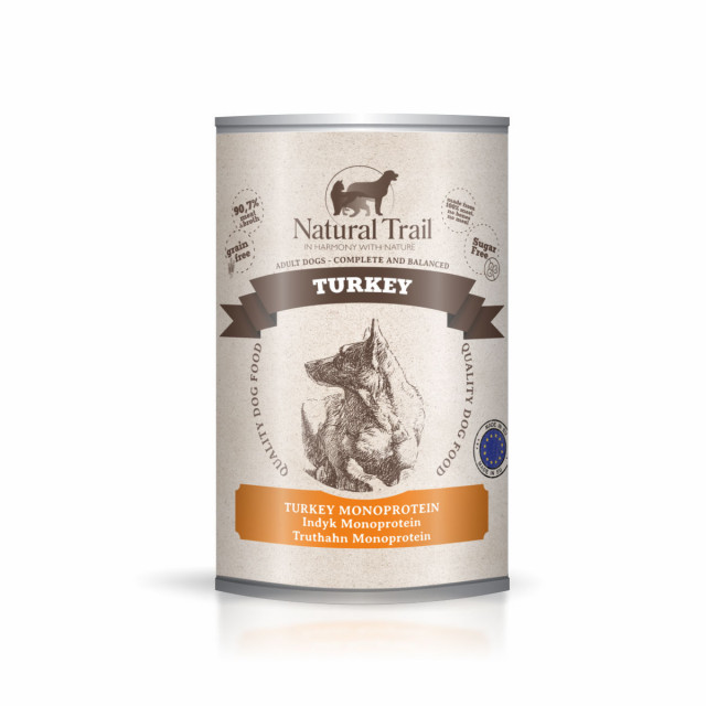 Влажный корм для собак Natural Trail Turkey Mono - 400 г