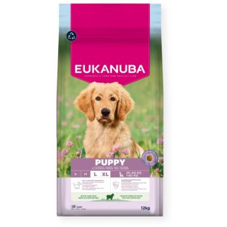 EUKANUBA Puppy L XL — сухой корм для щенков с высоким содержанием ягненка и риса — 12 кг
