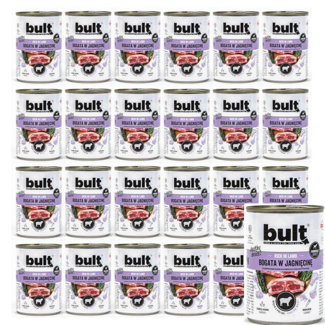 Влажный корм для собак BULT Rich in Lamb - 24 x 400 г