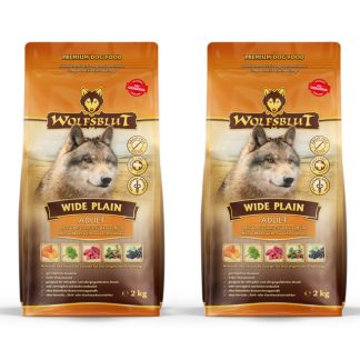 WOLFSBLUT Wide Plain Horse Meat - сухой корм для собак - 4 x 2 кг