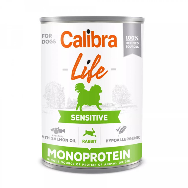 Влажный корм для кроликов CALIBRA LIFE Sensitive - 400 г