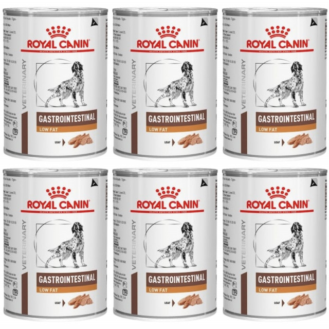 ROYAL CANIN Ветеринарный диетический корм для собак с низким содержанием жира для желудочно-кишечного тракта - влажный корм для собак - 6 x 420 г
