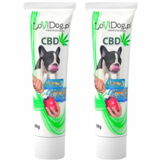 Функциональная паста LOVIDOG с CBD - лакомство для собак - 2 x 90 г