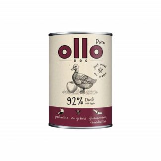 OLLO Pure Duck with Apple Mono - влажный корм для собак - 400 г
