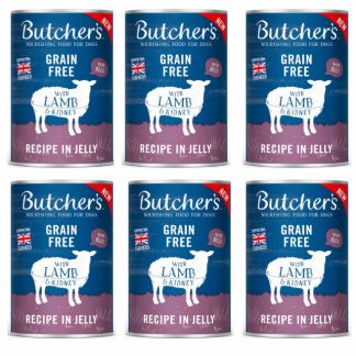 Влажный корм для собак BUTCHER'S Original Recipe in Jelly Lamb in Jelly - 6 x 400 г