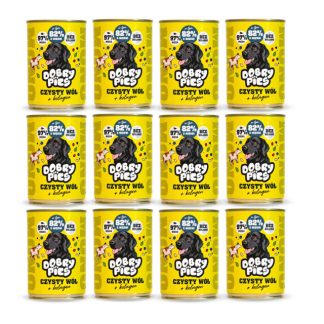 Влажный корм для собак GOOD DOG Mono Pure Ox + коллаген – 12 x 400 г