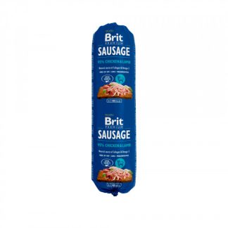 Влажный корм для собак BRIT Premium Sausage Chicken and Lamb - 800 г