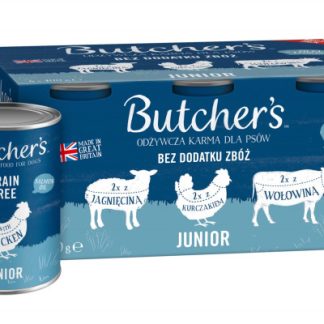 Влажный корм для собак BUTCHER'S Original Junior Mega pack, кусочки в желе - 6 x 400 г