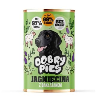 Влажный корм для собак GOOD DOG с ягненком и баклажанами - 400 г