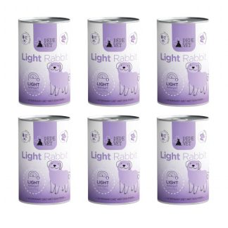 Влажный корм для собак PET PAKA Pepe Vet Light Mono Rabbit - 6 x 400 г