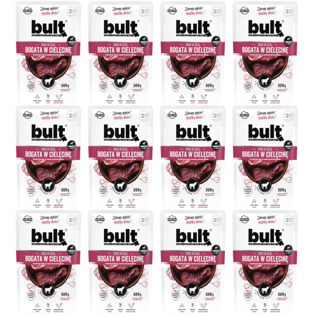 BULT — влажный корм для собак с высоким содержанием телятины — 12 x 500 г