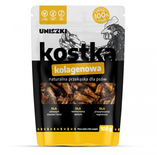 UNISZKI Collagen Mono Cube - лакомство для собак - 100 г