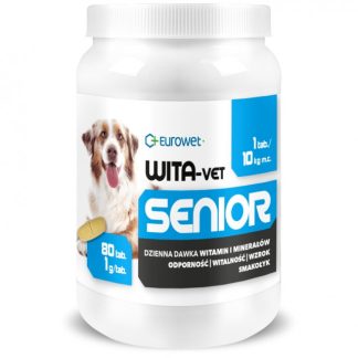EUROWET Wita-Vet Senior - добавки для собак - 80 таблеток