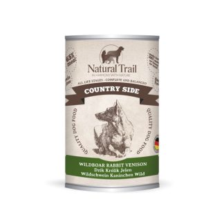 Влажный корм для собак NATURAL TRAIL Country Side Wild Boar Rabbit Deer - 400 г