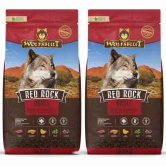 WOLFSBLUT Red Rock Kangaroo with Sweet Potatoes - сухой корм для собак - 2 x 12,5 кг